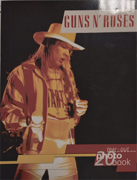 Guns N' Roses A Tear out photo book.
